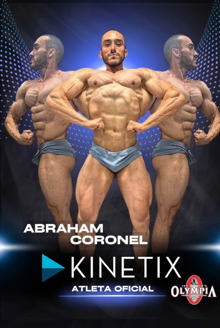 Abraham Coronel, atleta oficial de Kinetix